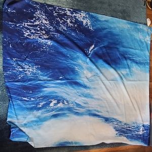 Blue Wave Tapestry